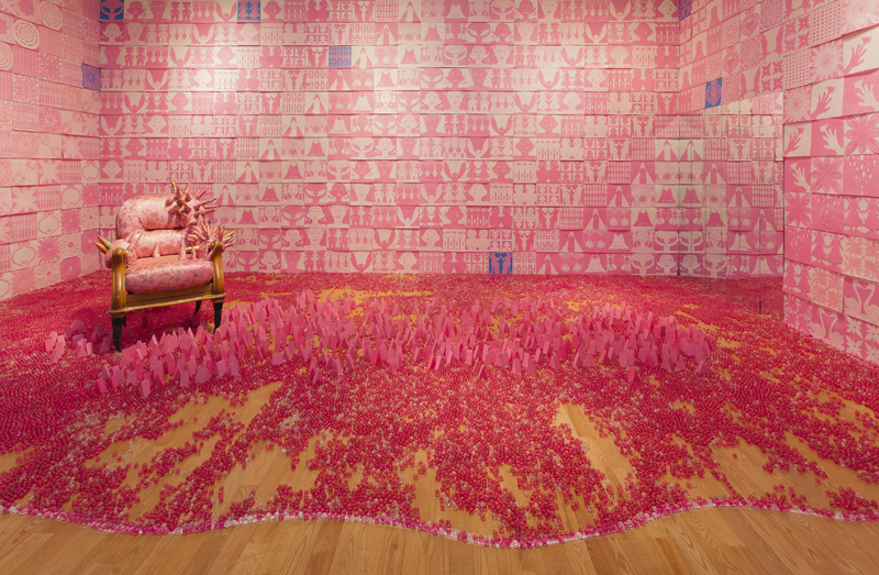 ユン・ソクナム《Pink Room》1955-2012年、撮影：泉山朗土